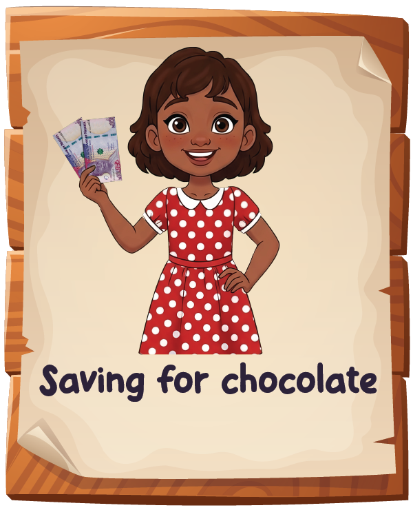 Saving for chocolate